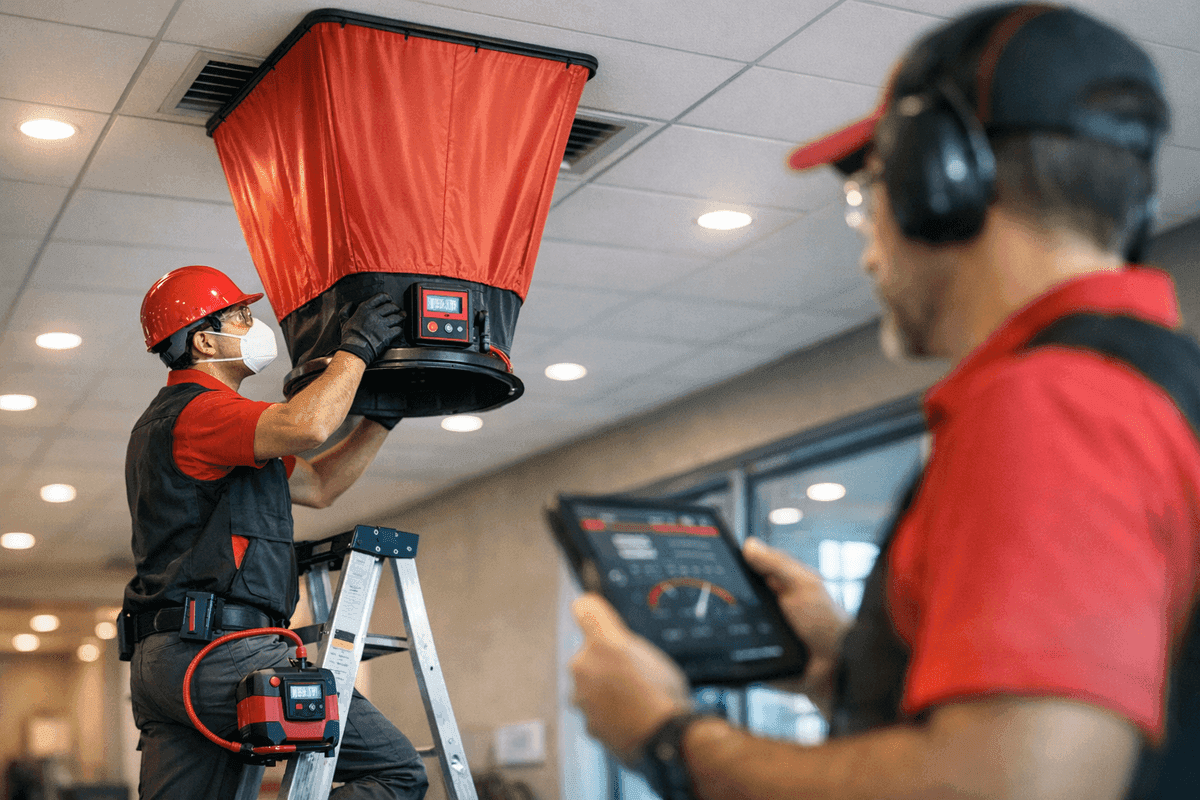 Air Balancing service by Brook HVAC