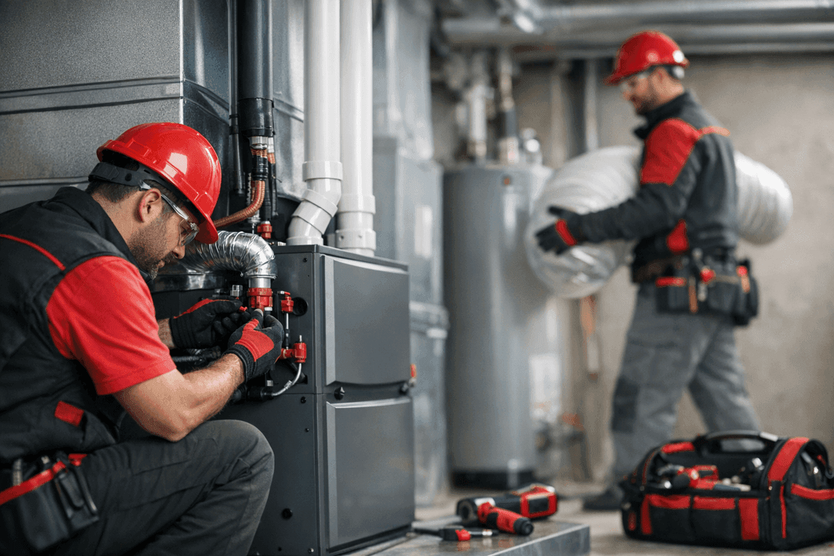 Furnace Installation service by Brook HVAC