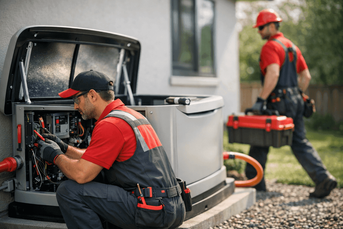 Generator Installation service by Brook HVAC