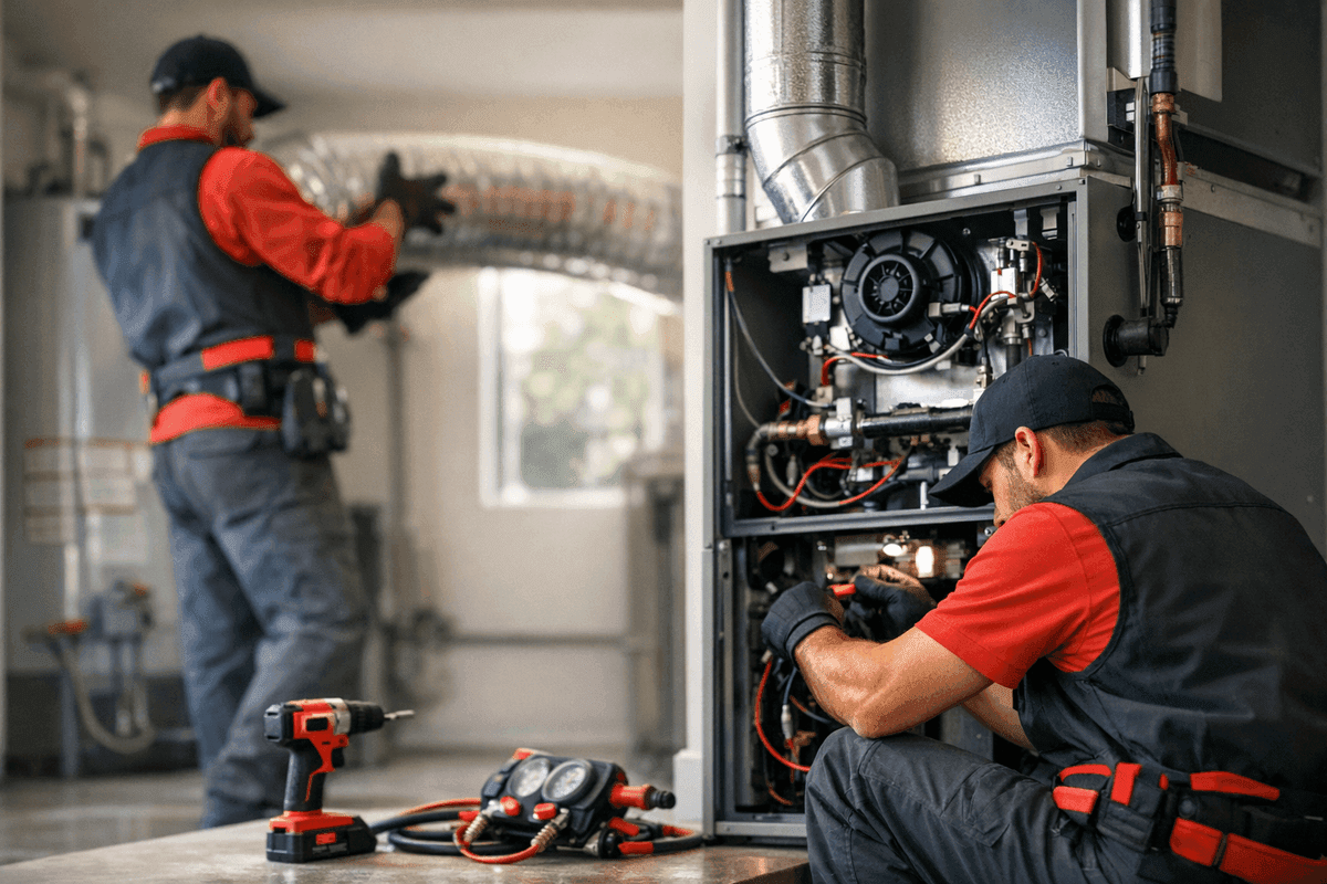 Heating Installation service by Brook HVAC