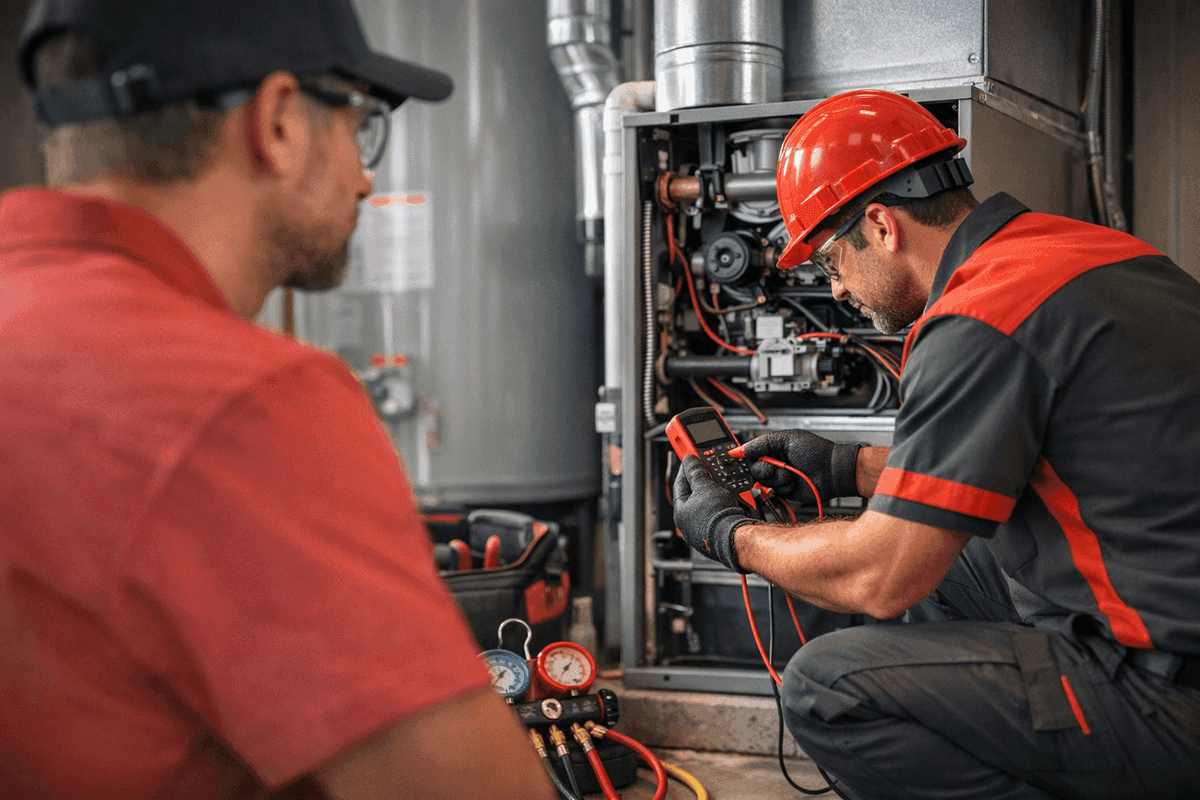 Heating Repair service by Brook HVAC
