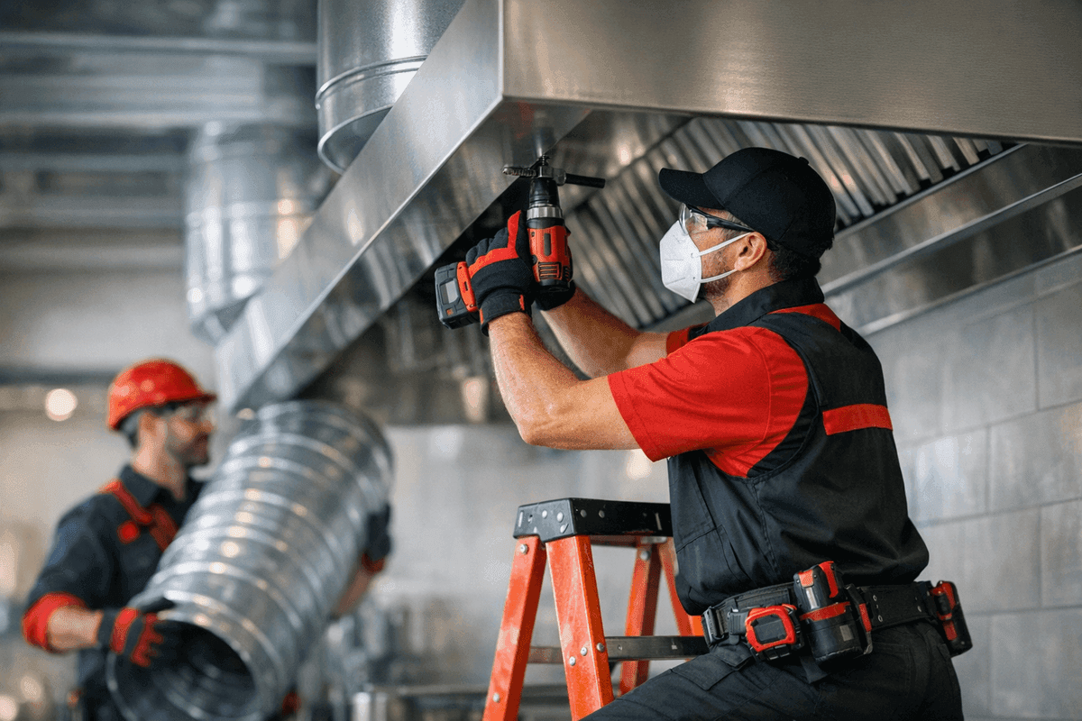 Hood & Exhaust Installation service by Brook HVAC