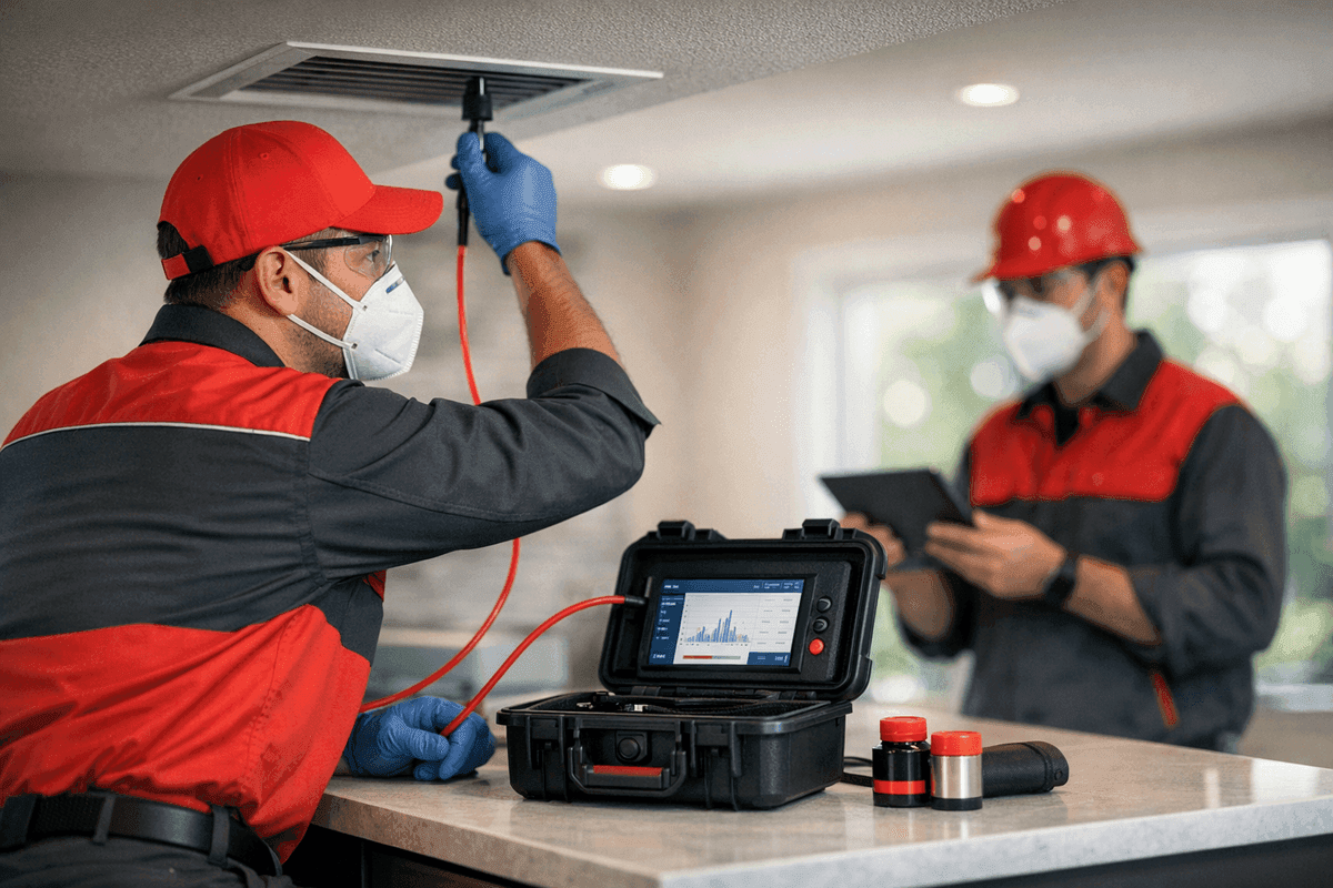 IAQ Testing service by Brook HVAC