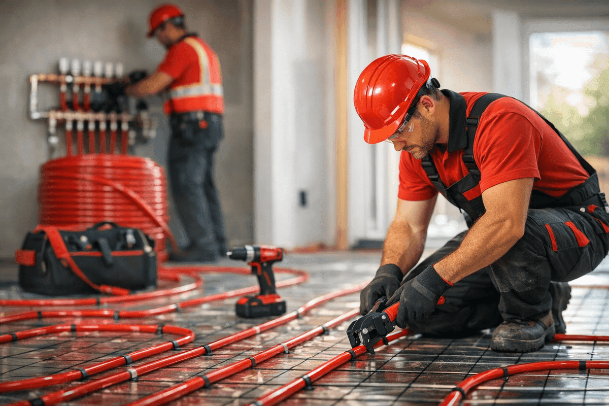 Radiant Heating service by Brook HVAC