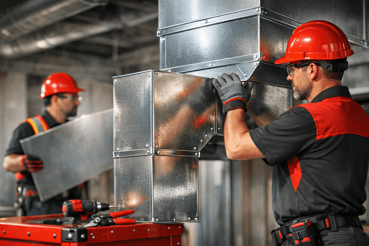 Sheet Metal service by Brook HVAC