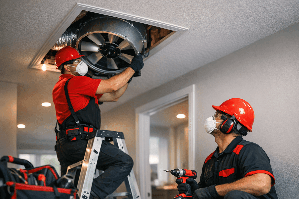 Whole-House Fans service by Brook HVAC